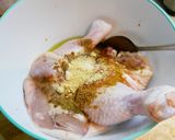 รูปขั้นตอนการทำที่ 1 ของ Roast chicken with mushrooms