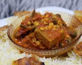 عکس مرحله 1 از دستور خورشت بامیه با پروتئین گیاهی