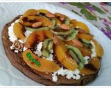 Foto del paso 4 de la receta: Torta de ricotta, durazno y kiwi