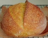 Foto langkah ke 23 dari resep Kunyit Lada Hitam Sourdough Bread (Open Bake Method - Oven Tangkring).