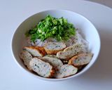 Hình bước làm 5 của món BÁNH CANH chả cá thì là