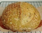 Foto langkah ke 22 dari resep Wijen Hitam Putih Pandan Sourdough Bread (Open Bake Method).