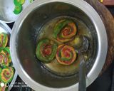 A picture of step 7 of Colourful Sweet Thandai Mathri.