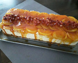 A picture of step 7 of Sig's Orange Upside-Down Cheesecake.