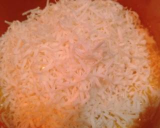 Cendol Keju / telor gabus / bidara keju - Step 1