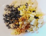 Pas rețetă Crumble cu mere și afine - de post 1 fotografie