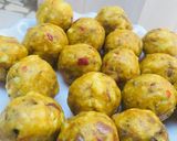 A picture of step 3 of Crispy meaty yam balls.