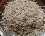 A picture of step 1 of Palak poha tikki.
