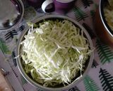 A picture of step 3 of Po Pia Vegetable.