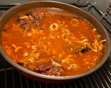 A picture of step 8 of Venison with Pasta in the Oven!!!.