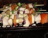 Foto del paso 4 de la receta: Brochetas de pollo