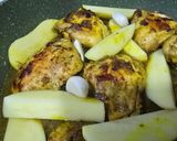 عکس مرحله 5 از دستور مرغ زردچوبه ای ورب انار