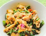 Foto langkah ke 7 dari resep Tumis sayur warna (jamur tiram, kacang panjang, tahu kotak) 🍁🌱.