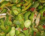 Foto langkah ke 5 dari resep Pare sambal Pete tumis teri.