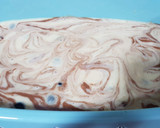 Foto del paso 5 de la receta: Bizcocho marmolado de plátano, pera y chocolate 🍌🍐 🍫