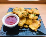 A picture of step 3 of Masala aloo pakora.