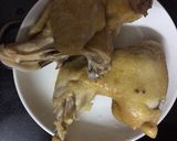 Hình bước làm 3 của món Cháo gà hạt sen