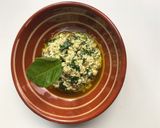 Foto del paso 7 de la receta Pesto "Palmerita Café", de pistachos, albahaca🌿 y tofu ahumado