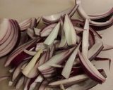 Hình bước làm 2 của món Gan gà xào cay