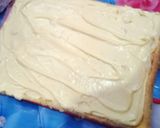 A picture of step 7 of Mango Swiss roll.