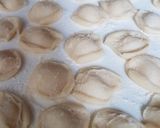 A picture of step 6 of Orecchiette with Basil Pesto and Cherry Tomatoes.
