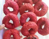 Foto langkah ke 3 dari resep Donat buah naga merah (takaran sendok).