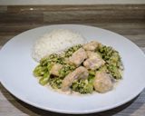 Foto del paso 6 de la receta: Pollo con Brócoli a la Crema