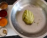A picture of step 2 of Nutritious palak bajra noodles.