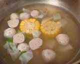 รูปขั้นตอนการทำที่ 3 ของ ก๋วยเตี๋ยวน้ำลูกชิ้น(เจ)