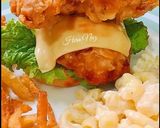 A picture of step 7 of Crispy Mighty Zinger Burger.