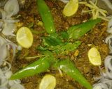 A picture of step 5 of Chicken liver fry masala.