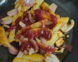 ক্রিস্পি ফ্রায়েড পটেটো উইথ হানি (crispy fried potato with honey recipe in Bengali) রেসিপির ধাপ 2 ছবি