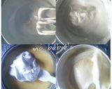 Foto langkah ke 3 dari resep Choco marble cotton lemon cheese cake.