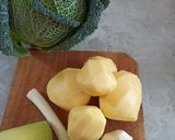 Fokhagymás kelkáposzta főzelék, füstölt paprikával recept fázis 1 fotója