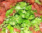 A picture of step 4 of Shakshuka..quick brunch😊.