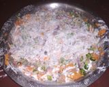 A picture of step 1 of Akki rotti.