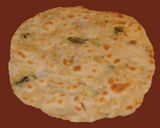 A picture of step 3 of Makki ki rotti.