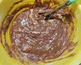 Foto langkah ke 4 dari resep Bolu Pisang Coklat No Mixer.