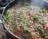 A picture of step 6 of Khandeshi spicy green brinjal Bharta.