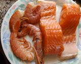 Foto del paso 1 de la receta Salmón al horno con patatas y mayonesa al eneldo
