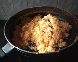 A picture of step 4 of Egg Halwa.