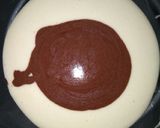 Foto langkah ke 5 dari resep Bolu Macan/Zebra Putih Telur (Rebake).
