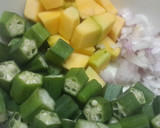 A picture of step 1 of Sambar dal for Rice.