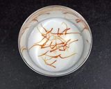 A picture of step 6 of Kesar Custard Kulfi.
