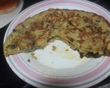 Foto del paso 4 de la receta Pincho con pepino y sobras de tortilla