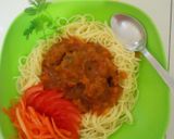 A picture of step 7 of Spaghetti and meatballs.