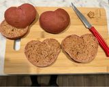 Foto del passaggio 8 della ricetta Panini a cuore #senzaburro ❤️