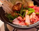 A picture of step 4 of Sukiyaki.