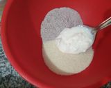 A picture of step 1 of Ragi Idli with peanut chutney in Microwave.