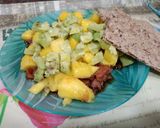 Foto del paso 4 de la receta: Picadillo de salmón, mango y aguacate